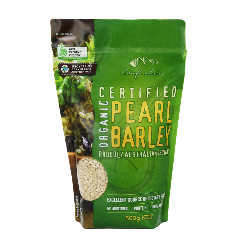Chef’s Choice Organic Pearl Barley - 500g