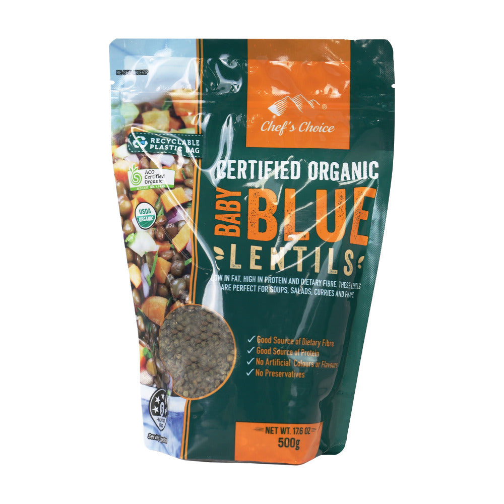 Organic French green lentils 500g