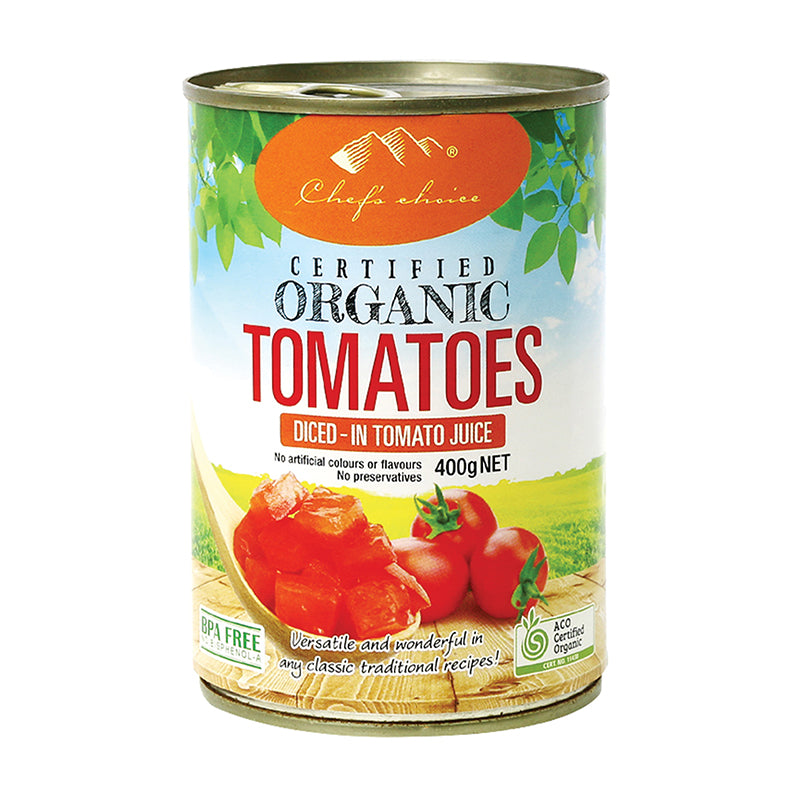 Organic diced tomatoes