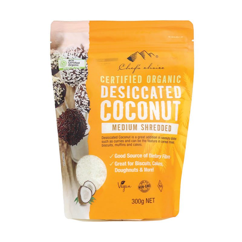 Organic desiccated coconut medium 300g