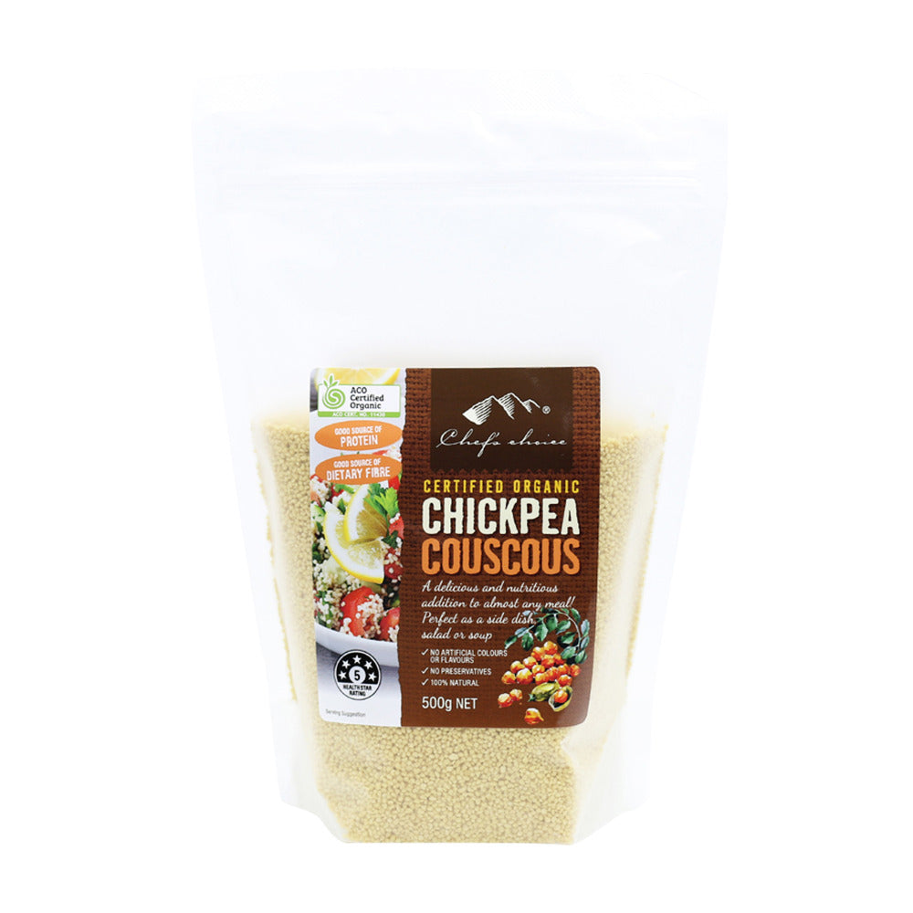 Organic chickpea couscous