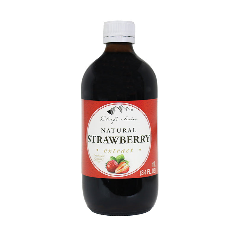 Natural strawberry extract 500ml bottle