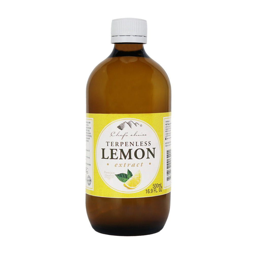 Terpeneless lemon extract 500ml bottle