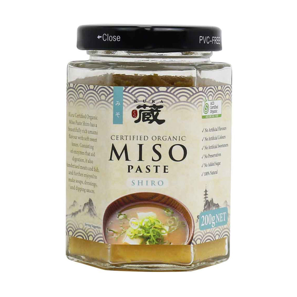 Organic shiro white miso paste 200g