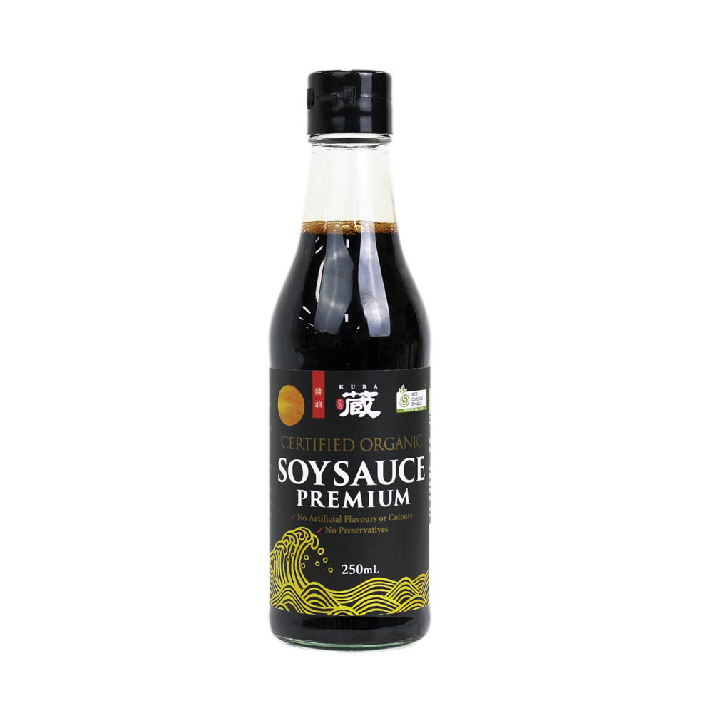 Organic soy sauce Asian