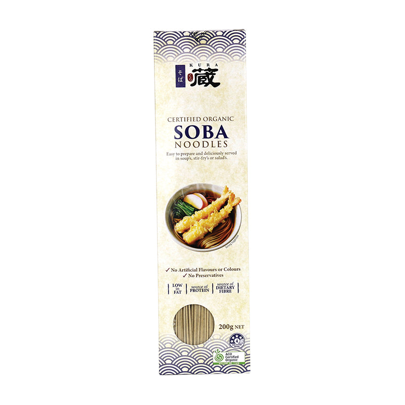 KURA organic soba noodles 200g