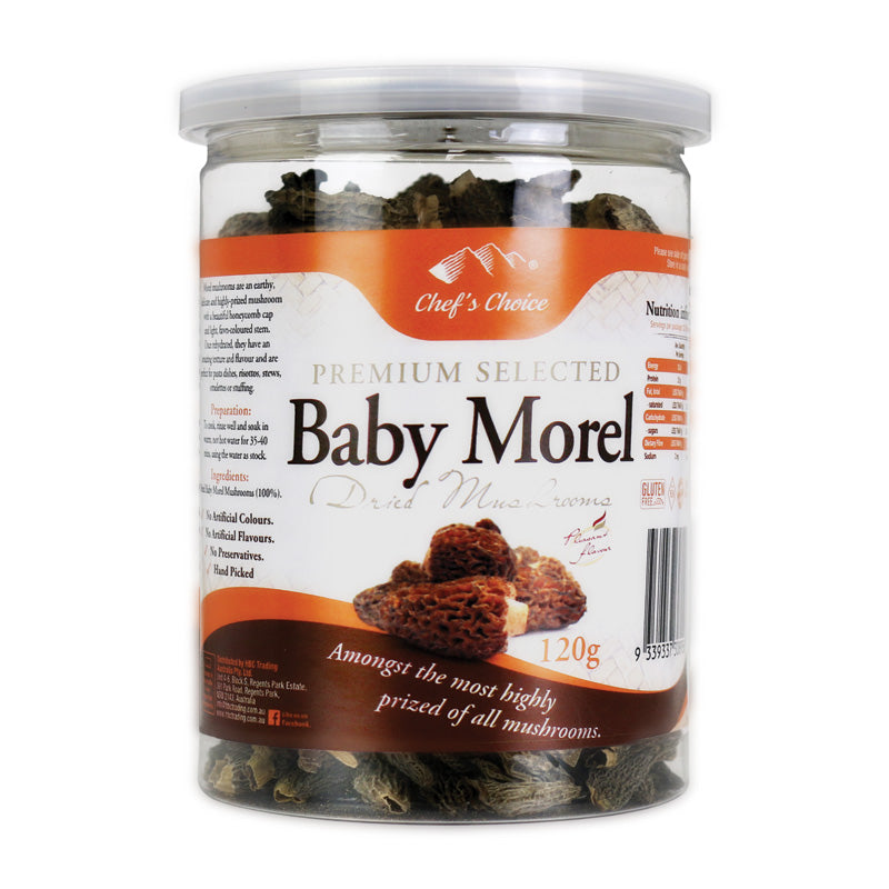 Chef choice baby morel mushrooms dried