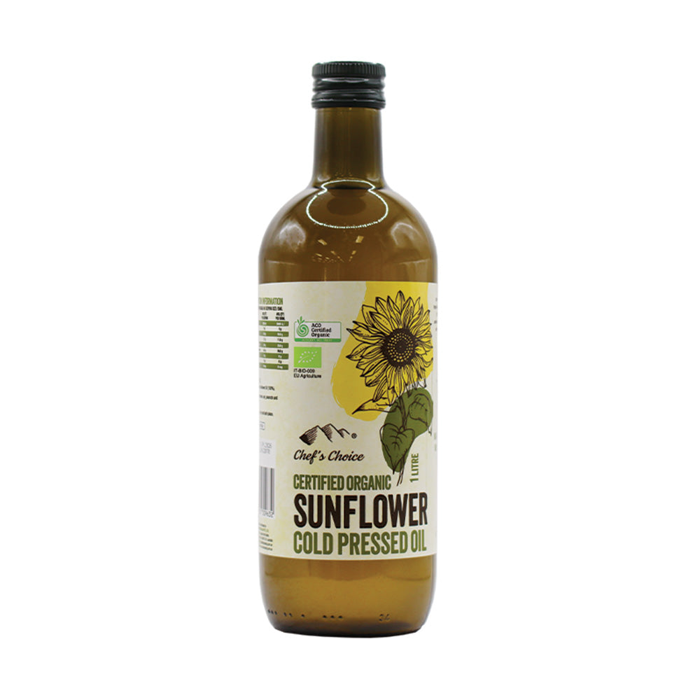 Organic sunflower oil 1L cold-pressed