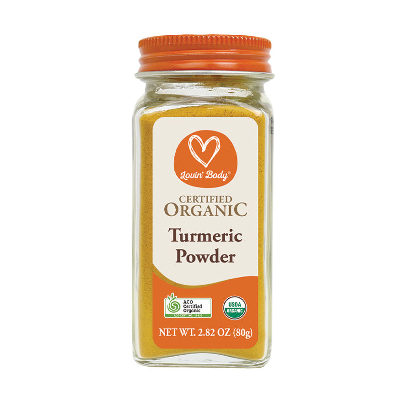 Organic turmeric powder