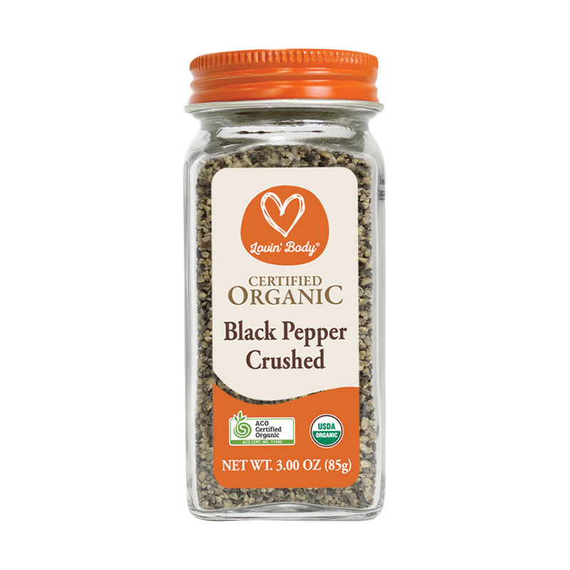 Organic black pepper crushed