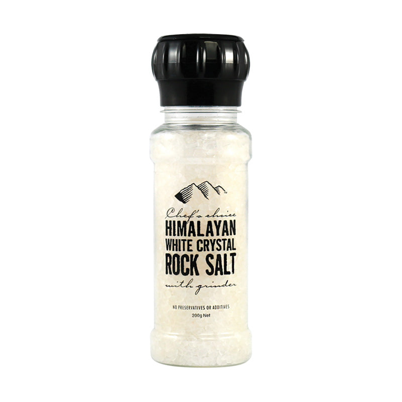 White rock salt grinder premium