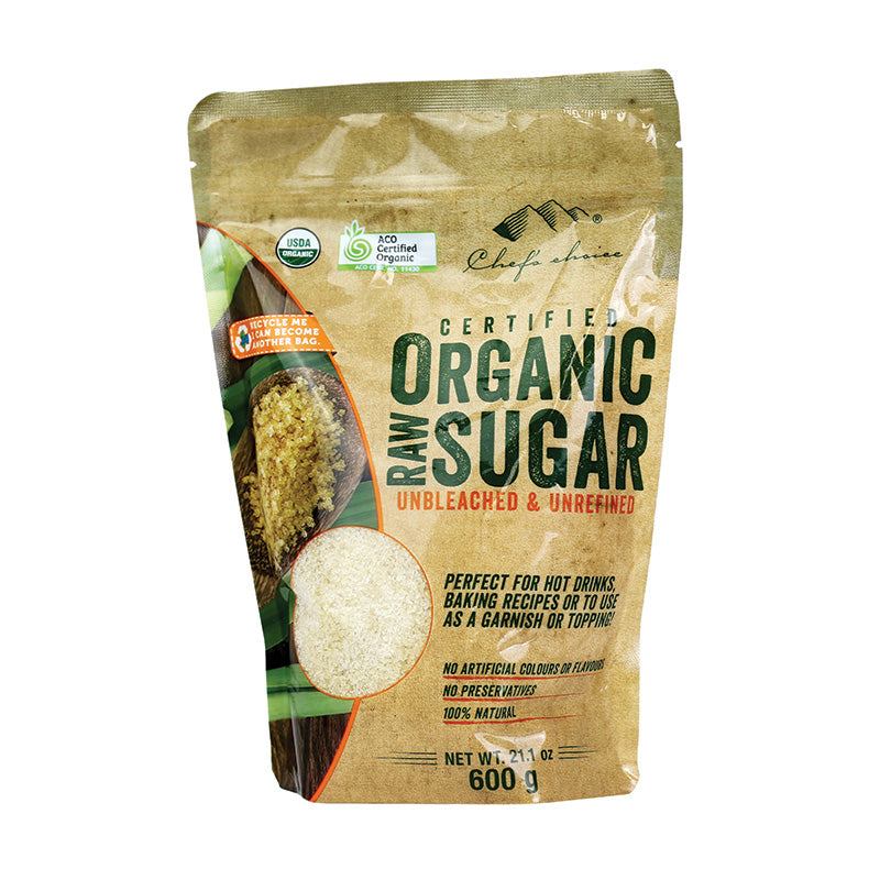 Organic raw sugar