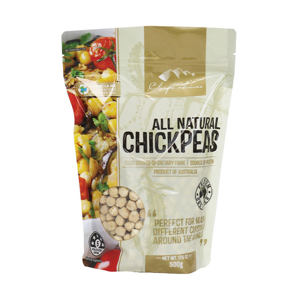 All natural whole chick peas beans