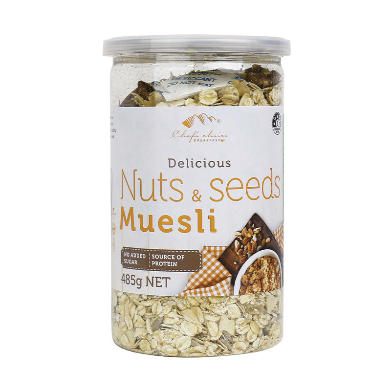 Muesli with nuts and seeds