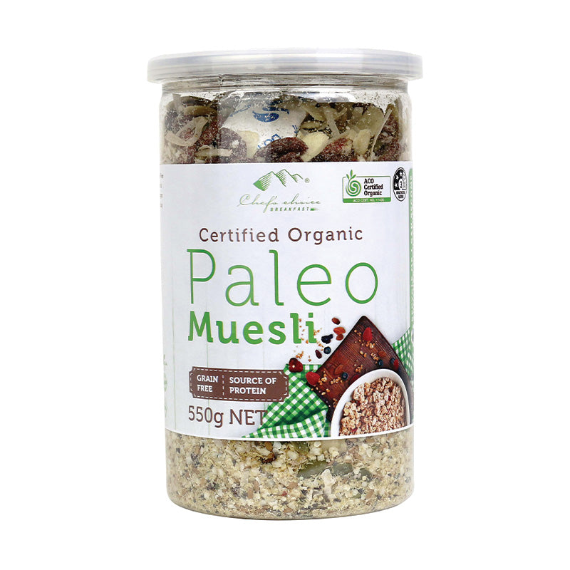 Certified organic paleo muesli
