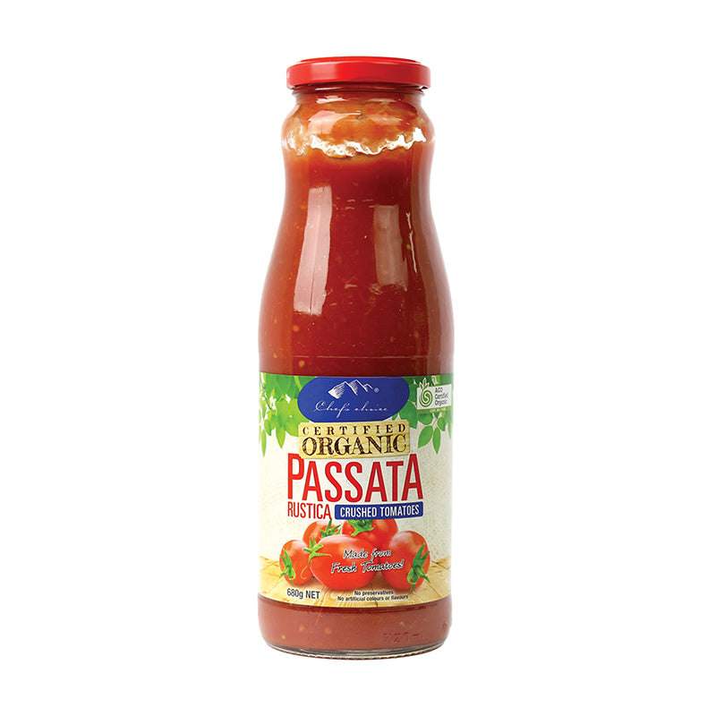 Organic passata rustica crushed tomatoes