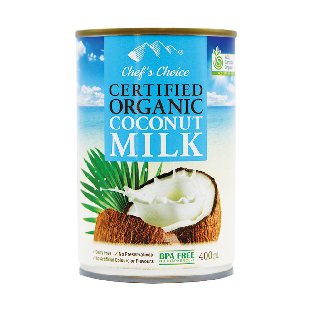 Organic coconut milk 400ml 17% fat