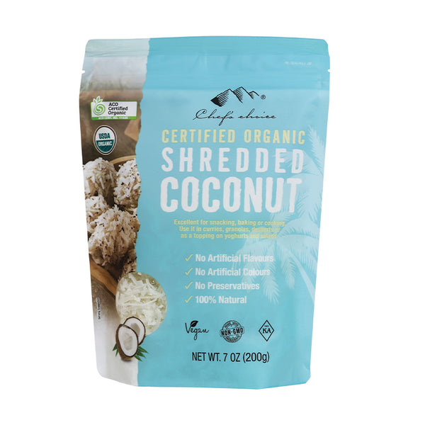 Organic shredded coconut 200g