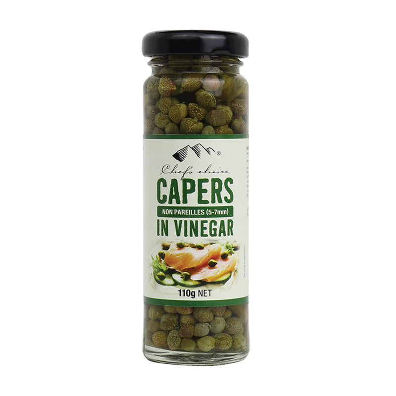 Capers non pareilles in vinegar