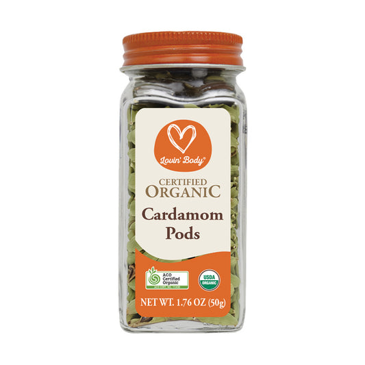 Organic cardamom pods