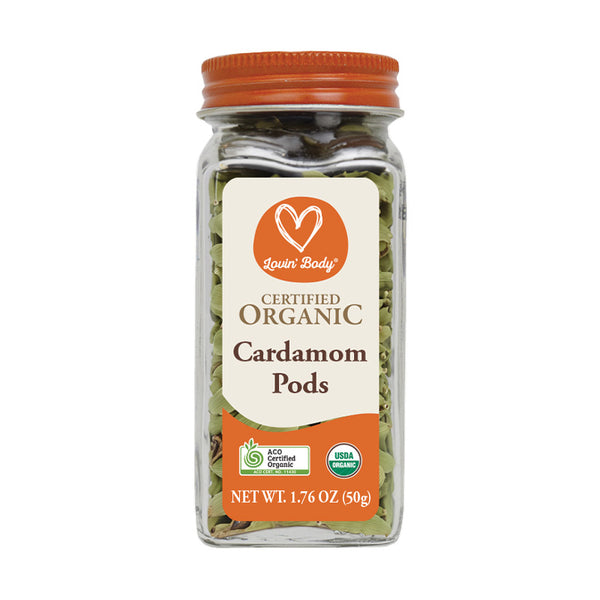 Organic cardamom pods