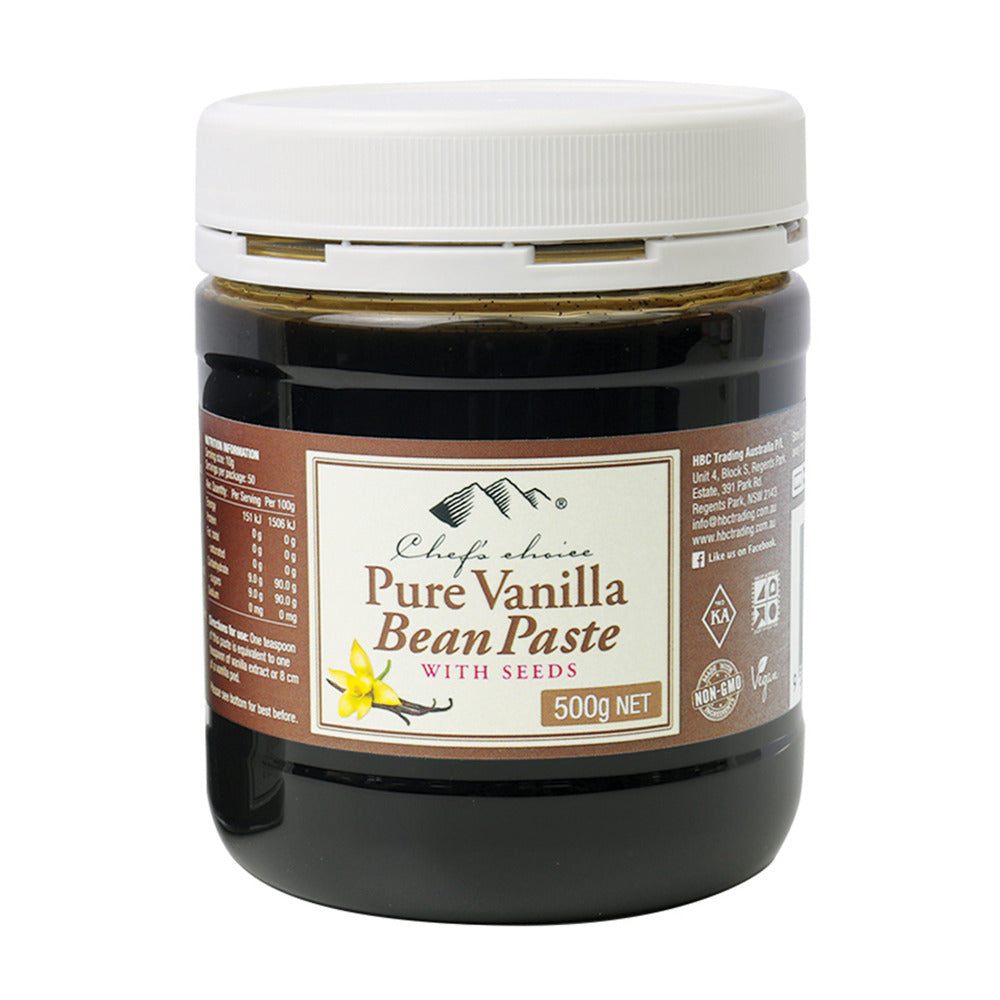 Pure vanilla bean paste with seeds 500g