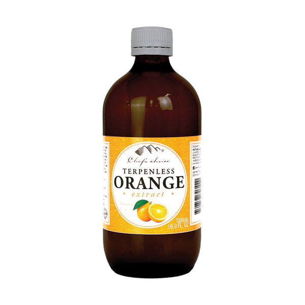 Terpeneless orange extract 500ml bottle