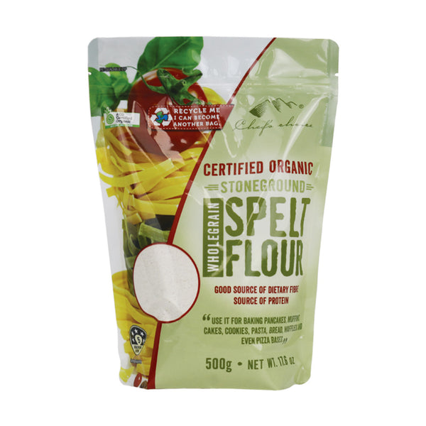 Organic spelt flour stoneground