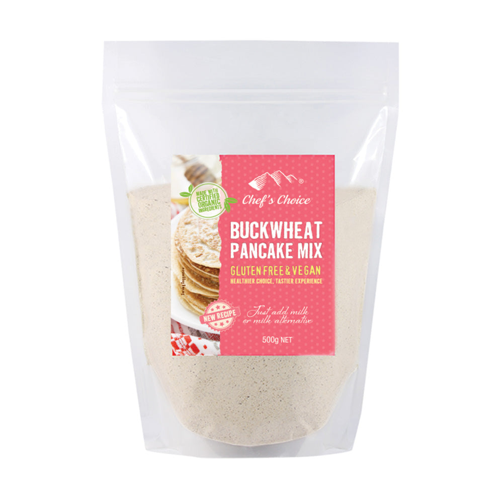 Organic buckwheat pancake mix
