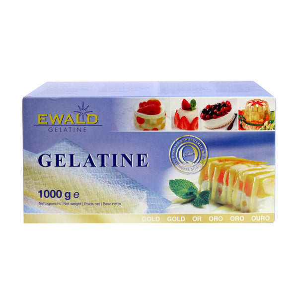 Gelatine sheets gold 1kg leaf