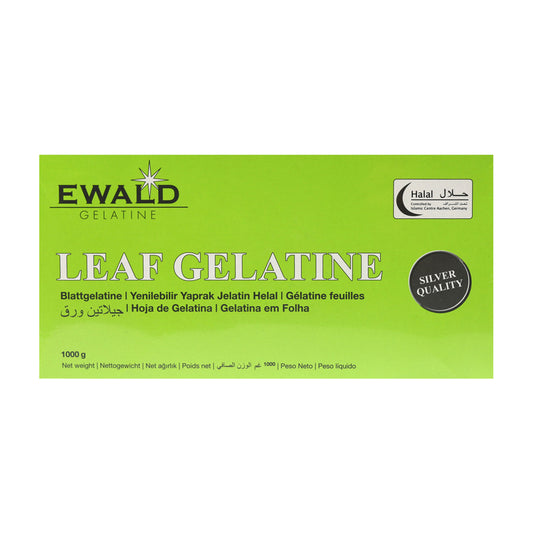 Halal silver gelatine sheets bulk pack