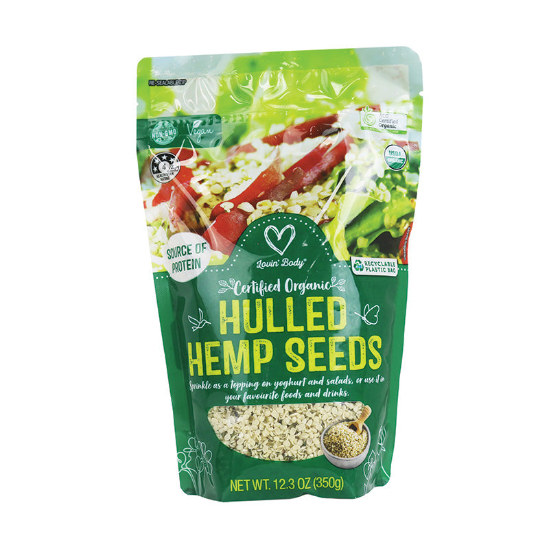 Organic hulled hemp seeds