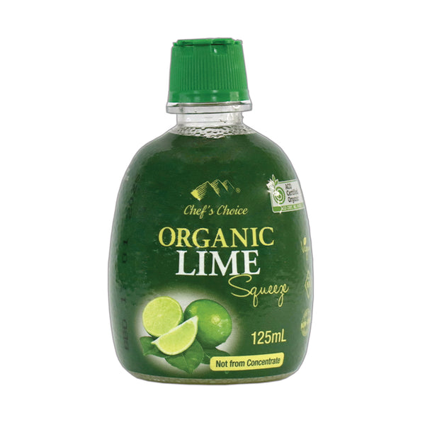 Organic lime juice ready squeezed
