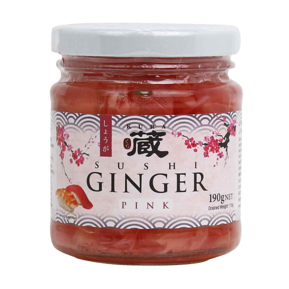 Pickled ginger pink sushi