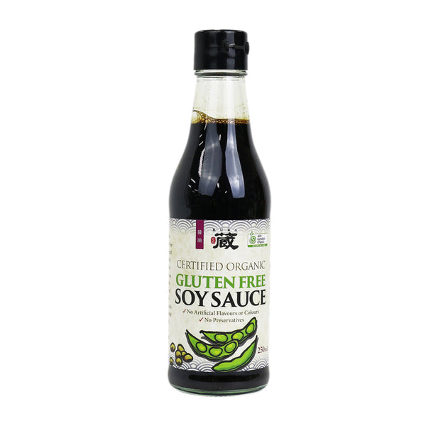 Organic gluten free soy sauce