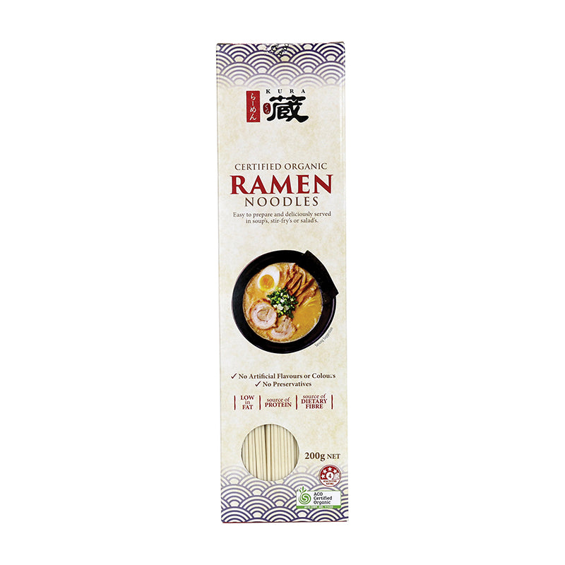 KURA organic ramen noodles 200g