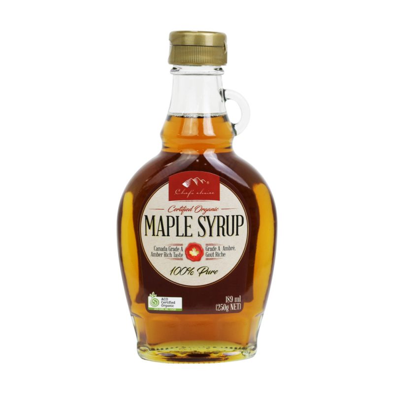 Certified organic maple syrup 189ml