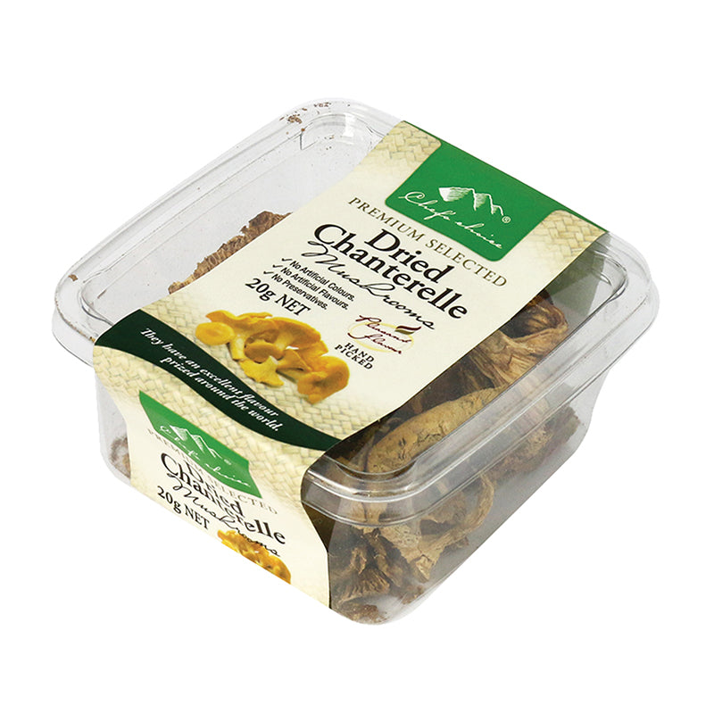 French chanterelle mushrooms dried premium quality