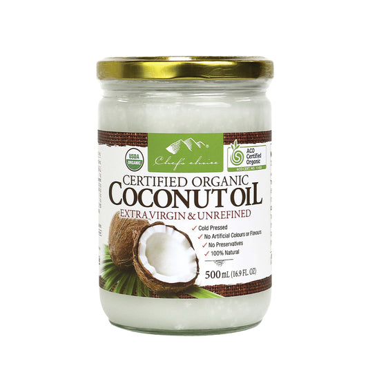 Chef’s Choice Organic Coconut Oil Extra Virgin & Unrefined - 500ml
