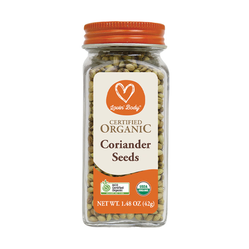 Organic coriander seeds