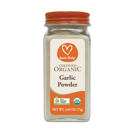 Organic garlic powder