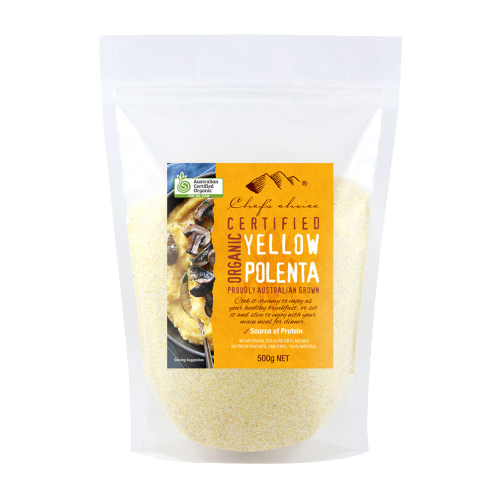 Organic yellow polenta cornmeal