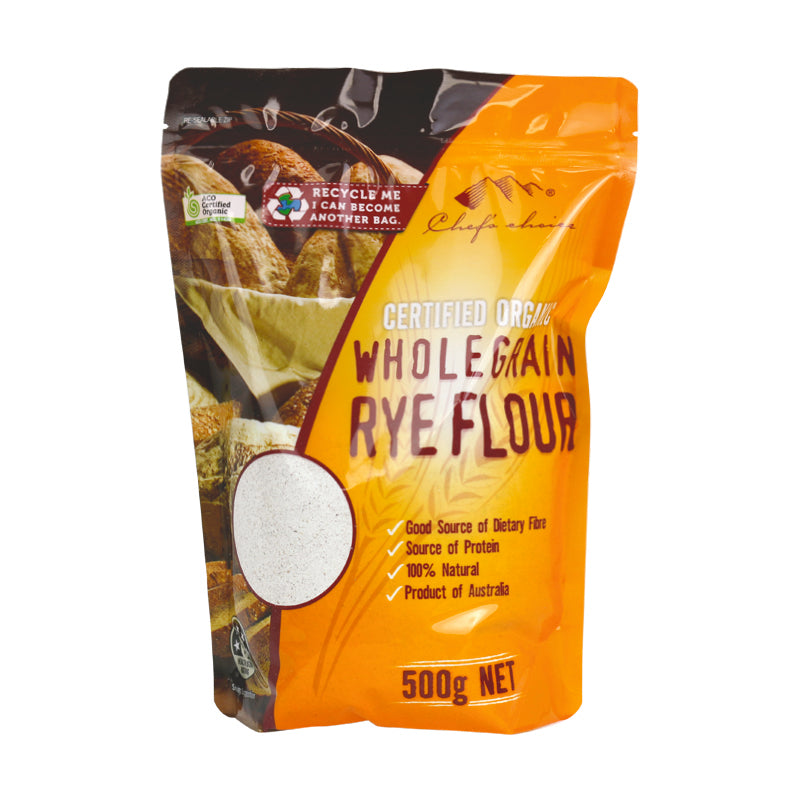 Organic wholegrain rye flour