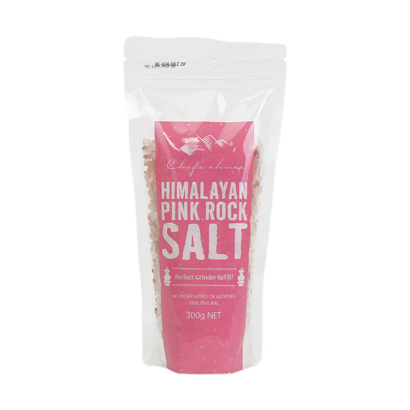Pink rock Himalayan salt 300g pouch