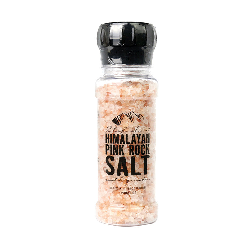 Pink rock Himalayan salt grinder