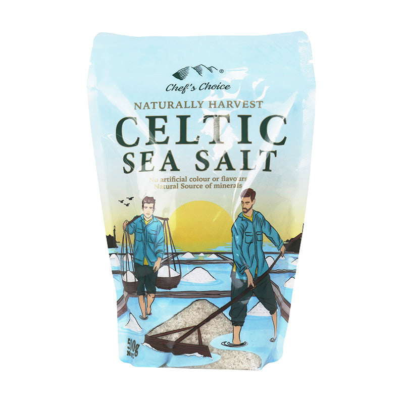 Naturally harvested Celtic sea salt 500g