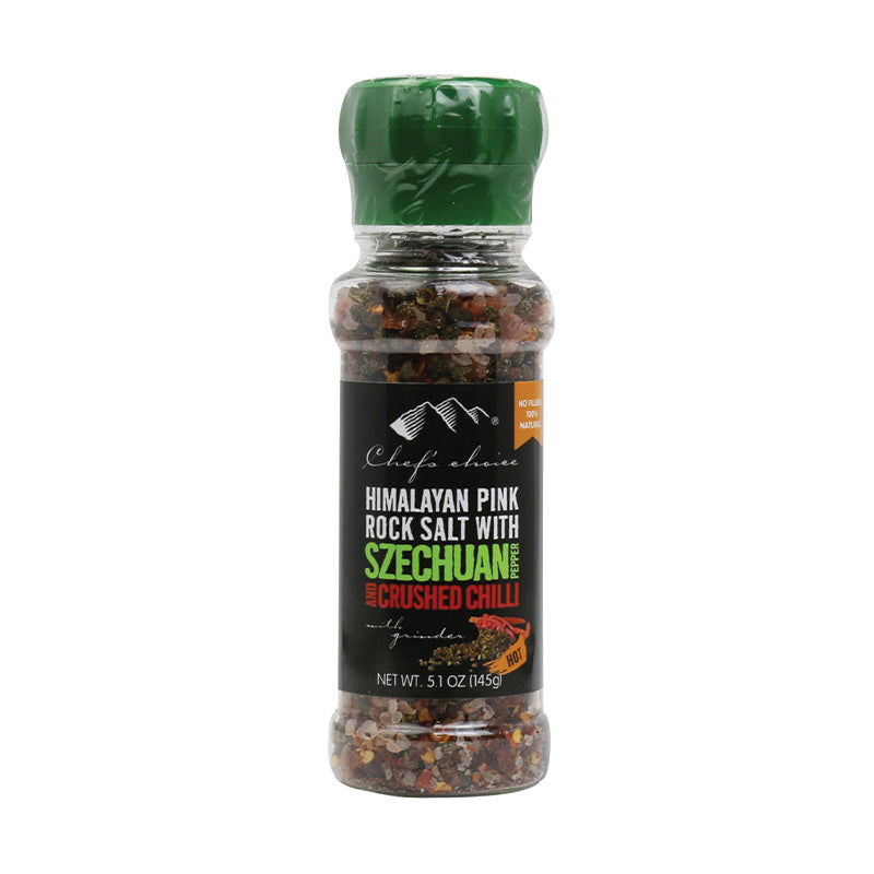 Himalayan pink salt szechuan pepper chilli