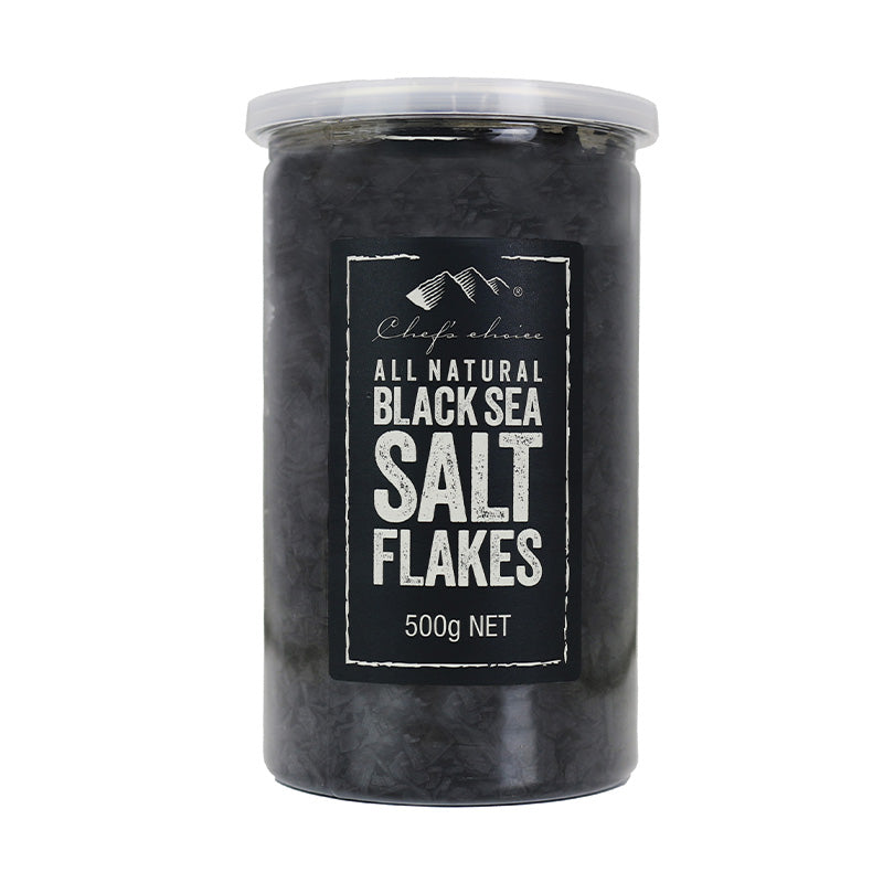 Black salt flakes 500g premium sea salt