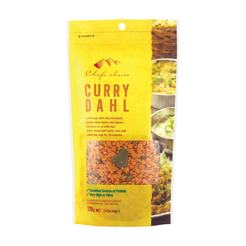 Curry dahl quick meal