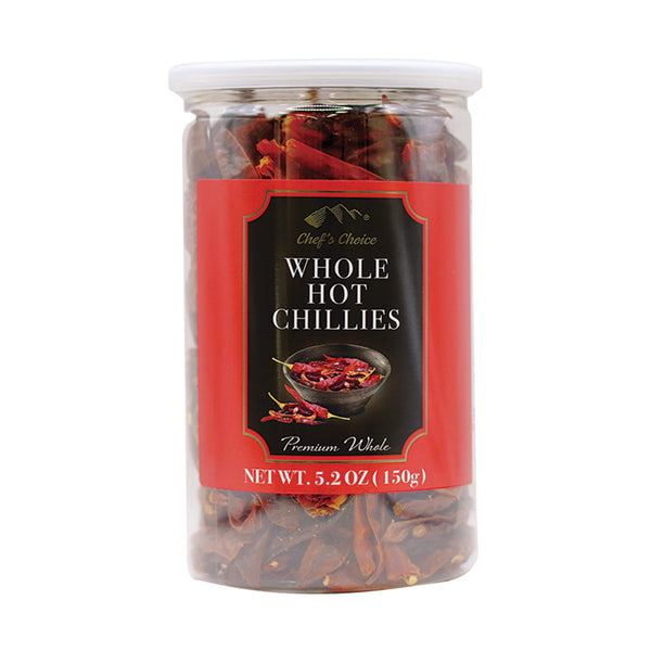 Whole long hot chillies
